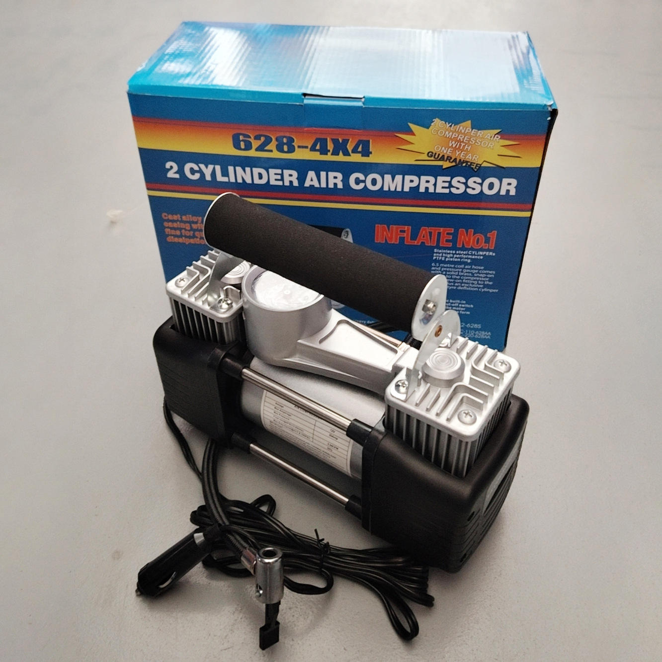 Portable High-power Electric Dual-cylinder High-pressure Car Tire Inflator for Small Cars