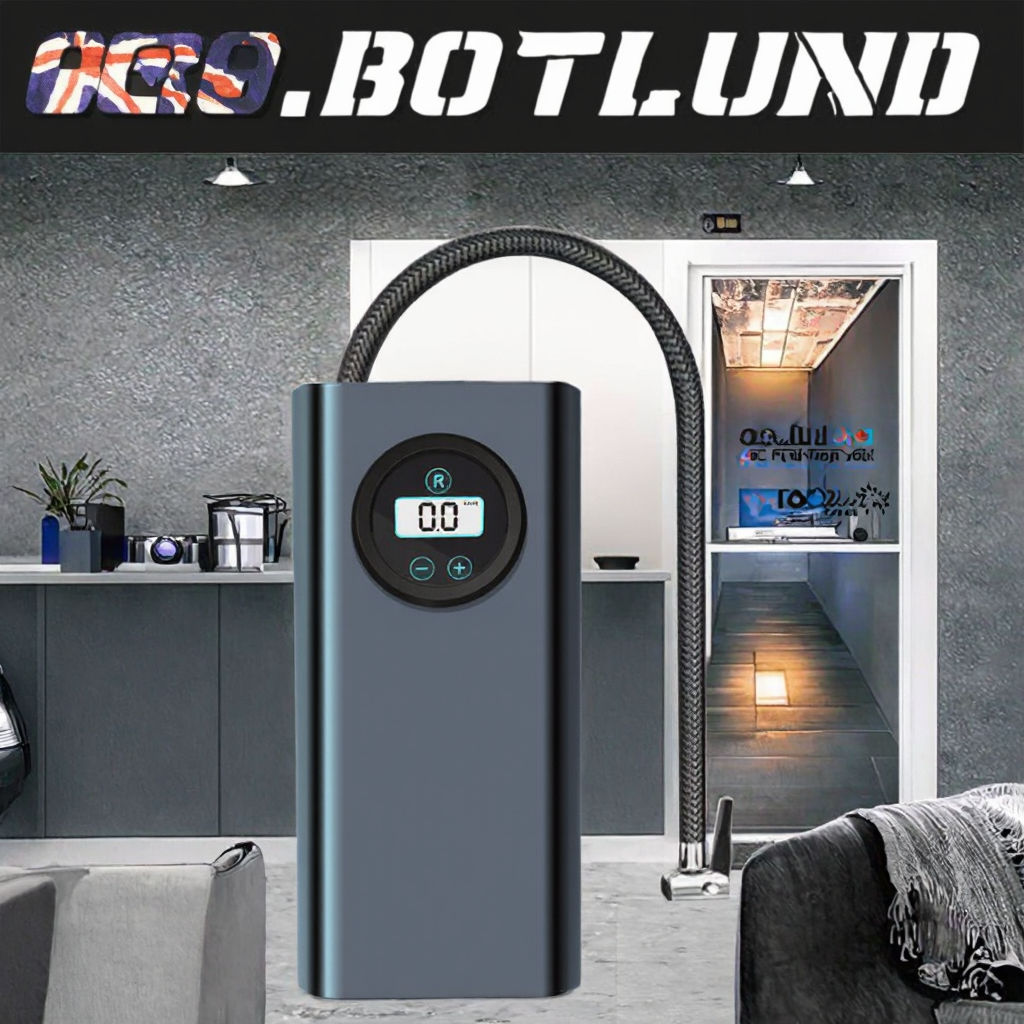 Portable 12V DC Plug-in Electric Car Air Pump 120W Wireless Car Inflator Tire Pressure Monitor Metal Material for Tire Inflation