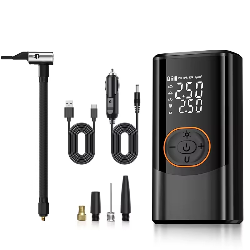Smart Portable Wireless Car Air Pump Electric Tire Inflator for Cars SUVs Bicycles