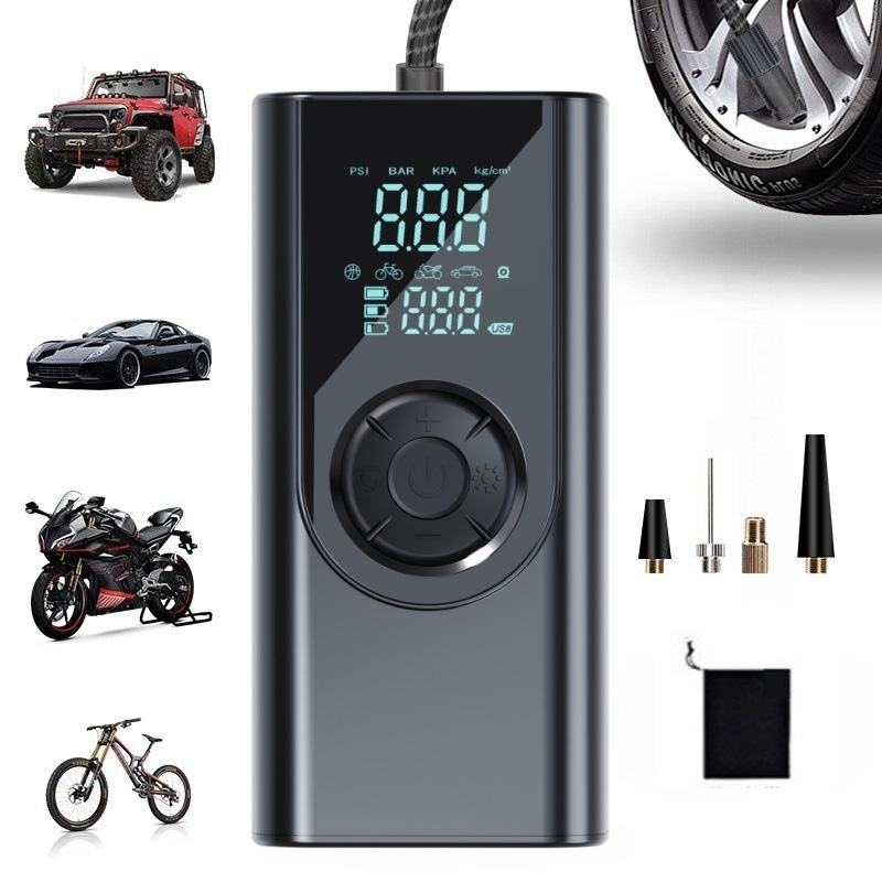 Dual Screen Digital Display 150PSI Car Air Compressor Wireless Tire Inflator for Electric Vehicles Vehicle Accessories