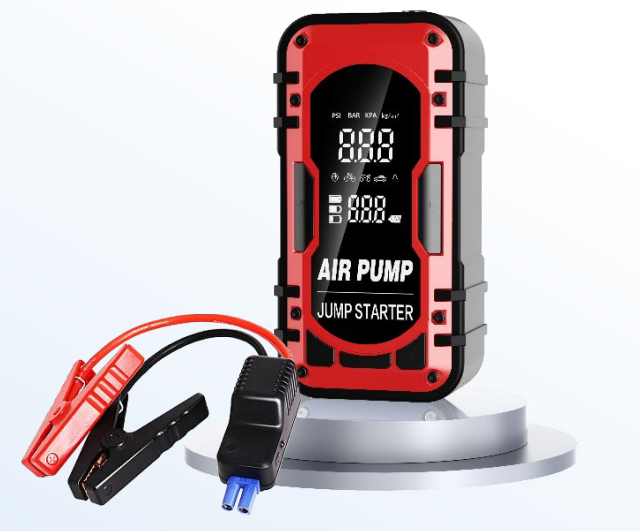 All-in-one Car Inflatable Rescue Tire Inflator (with Starter Power and Charging Power) Outdoor Emergency Treasure