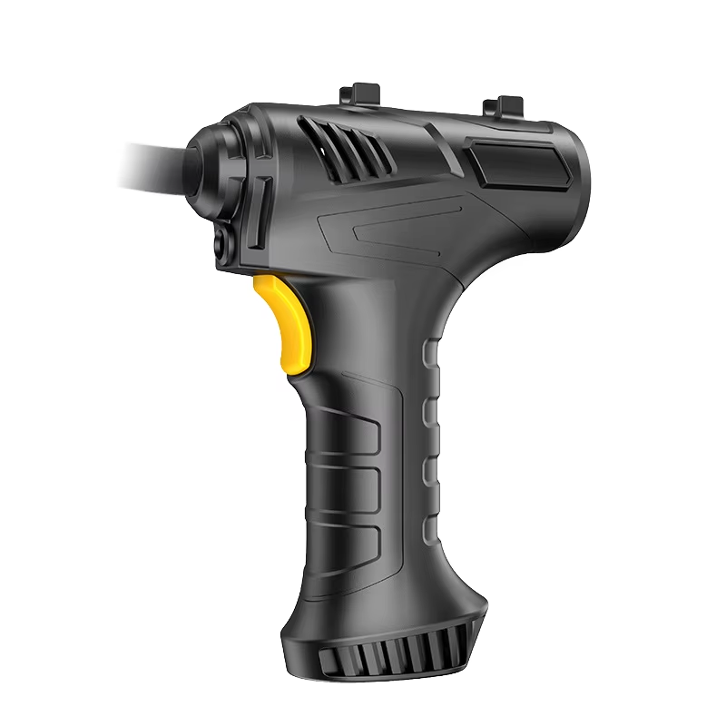 Mini Handheld Electric Car Tire Inflator Pump Gun Type with Smart Auto Inflate Stop USB Charging for Car Bike Mini Car