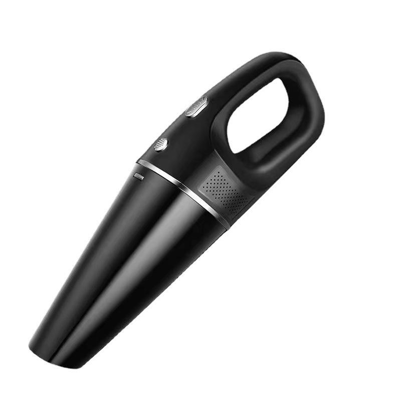 Portable Wireless Car Vacuum Cleaner with ABS Material USB Charging 30-45min Runtime Black High-Power Handheld for Car Use