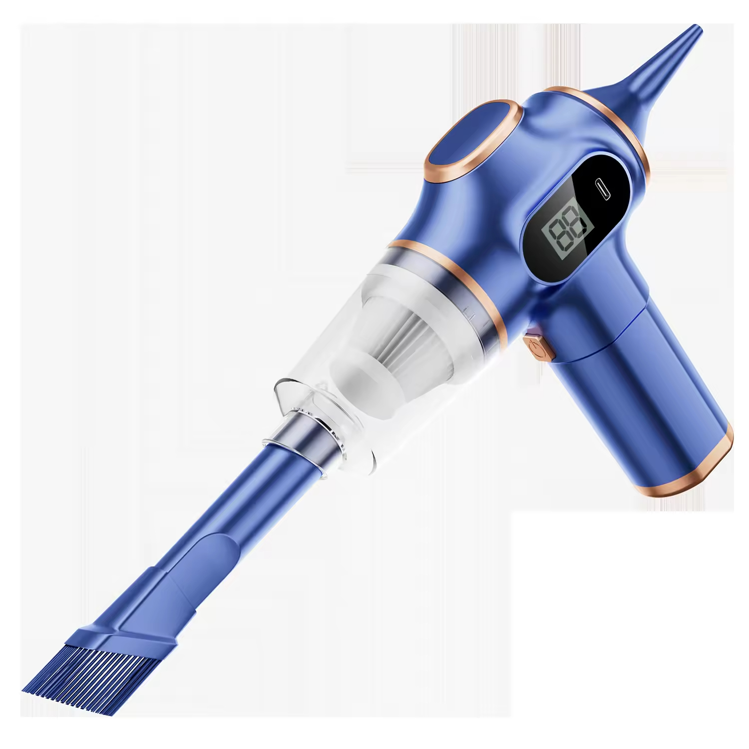 Wireless Battery Powered ABS Portable High Suction Vacuum Cleaner Car & Household Use Blowing and Suction Mini Dust Blower